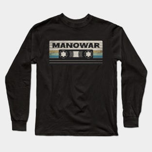 Manowar Mix Tape Long Sleeve T-Shirt